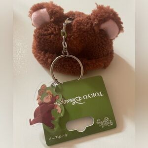 New Tokyo Disney Sea Fantasy Springs Peter Pan Lost Boys Hat Keychain Cubby Bear